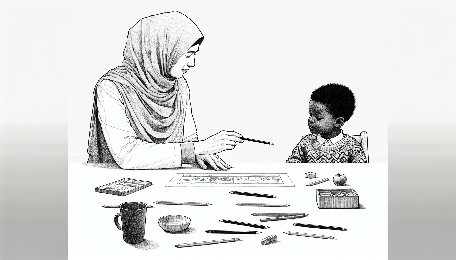 Pencil sketch illustration for: The Complete Guide to Skill Acquisition in ABA