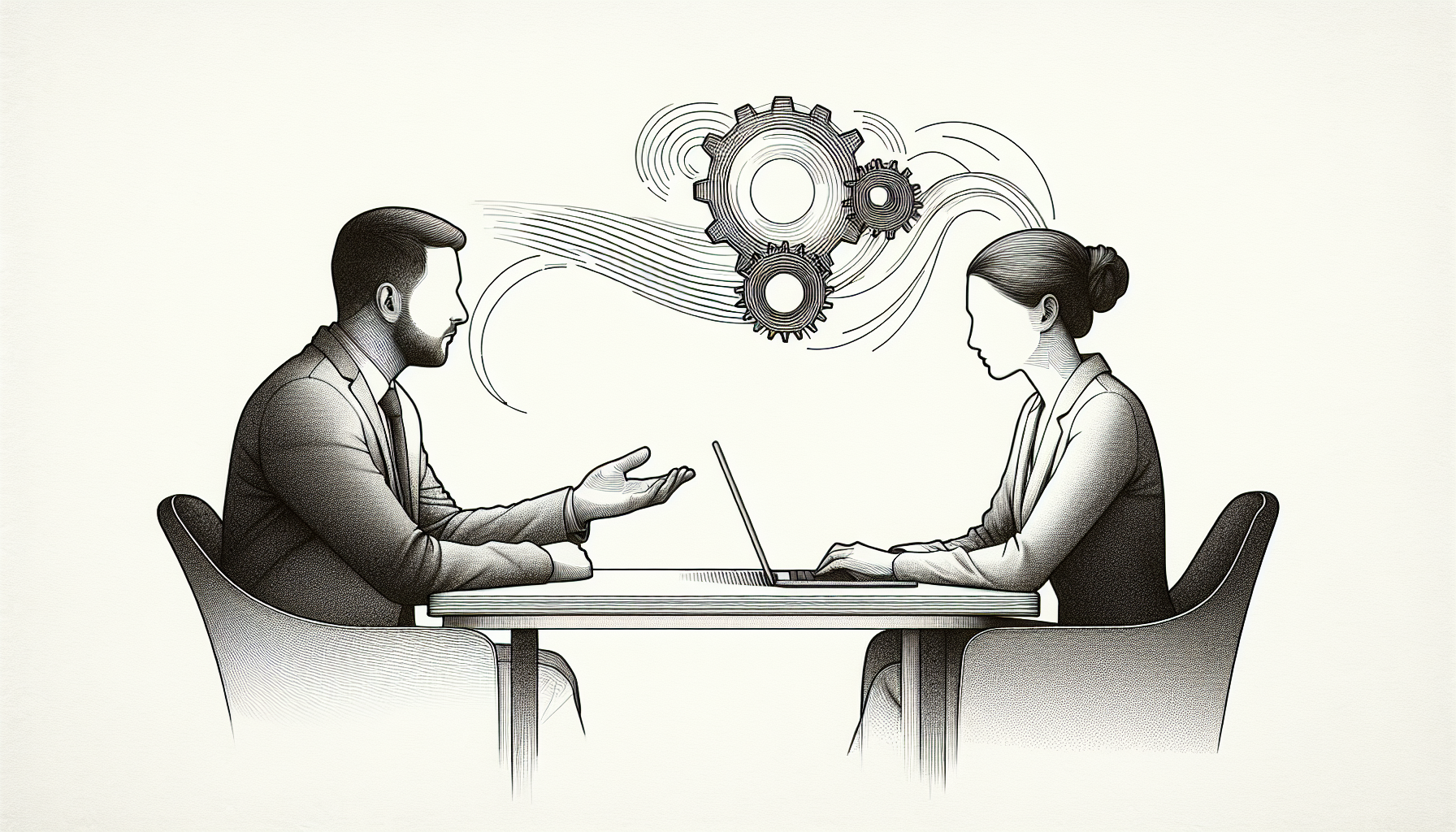 Pencil sketch illustration for: The Complete Guide to AI & Automation in ABA