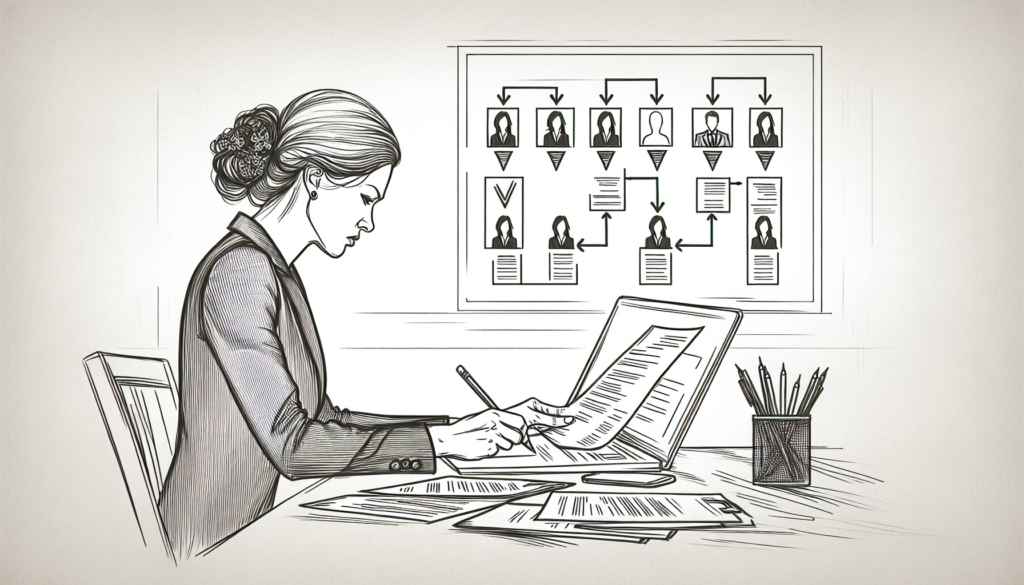 Pencil sketch illustration for: The Complete Guide to Recruiting BCBAs & RBTs in ABA