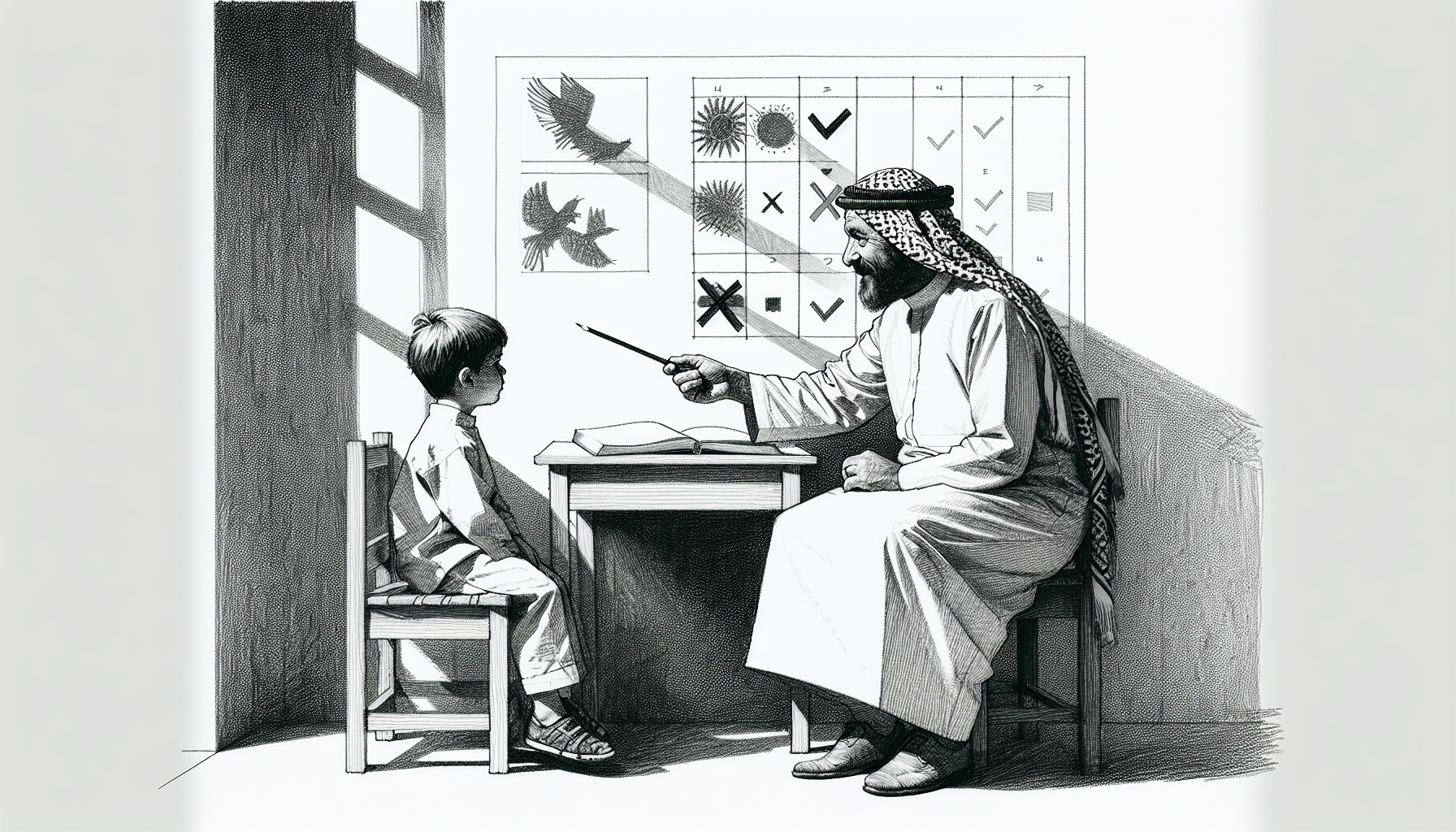 Pencil sketch illustration for: Quick Tip: Behavior Reduction in ABA