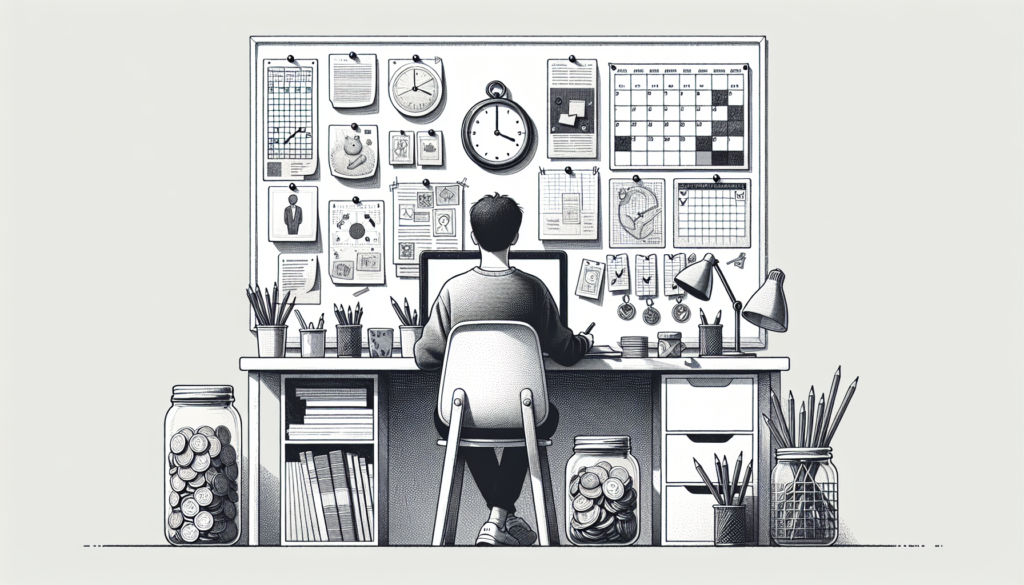 Pencil sketch illustration for: Behavioral Study Techniques for the BCBA Exam: Reinforcement, Scheduling, and Habit Design