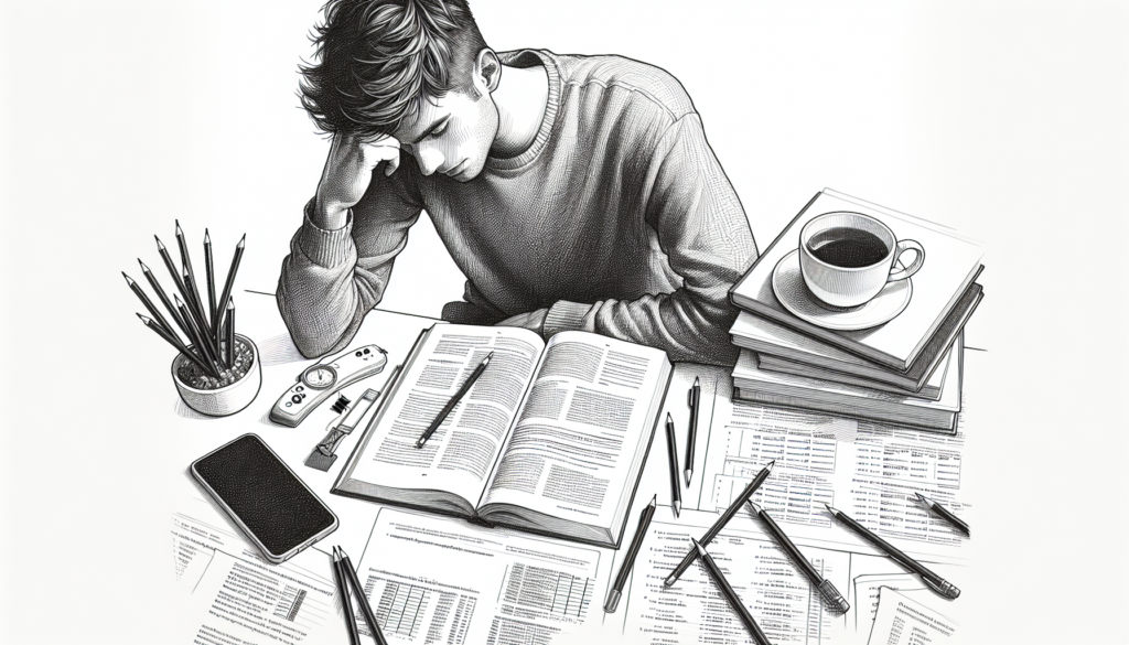 Pencil sketch illustration for: BCBA Exam Stress Management: How to Stay Calm, Consistent, and Confident