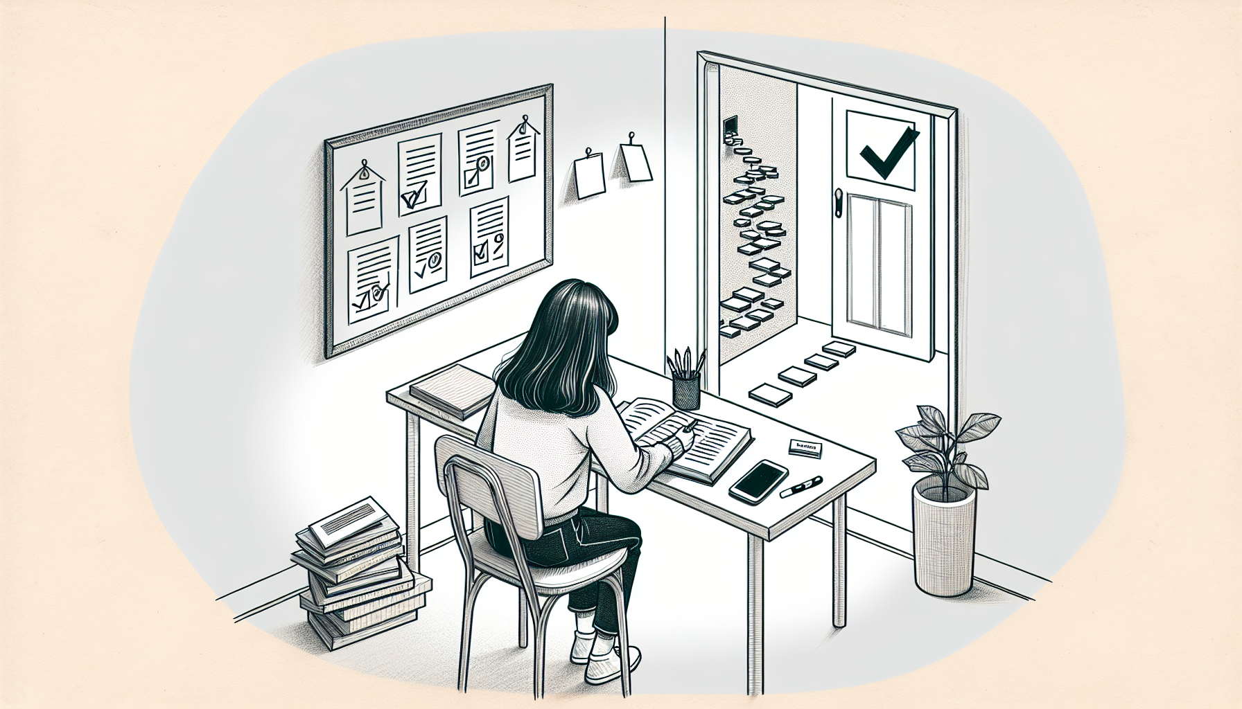 Pencil sketch illustration for: BCBA Exam Concepts Made Simple: The Plain-English Guide to High-Yield Topics