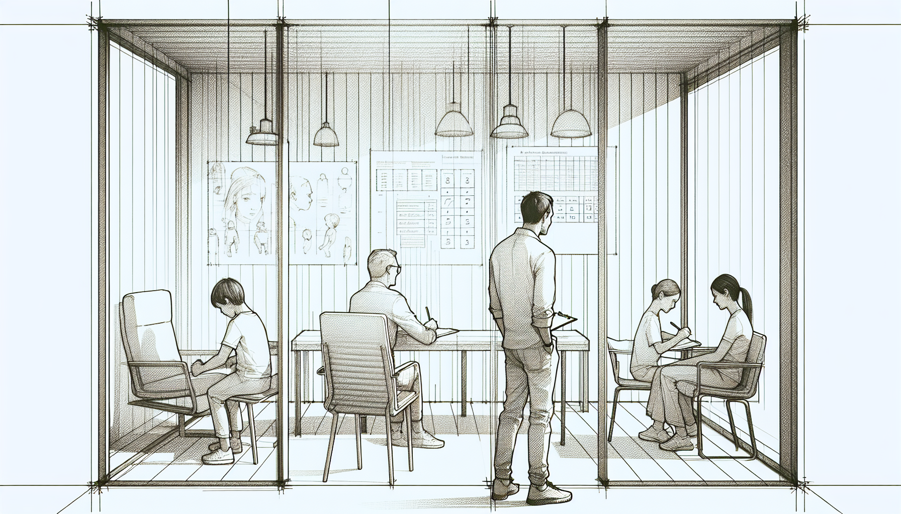 Pencil sketch illustration for: Scaling & Multi‑Site Growth in ABA: How to Expand Without Losing Quality