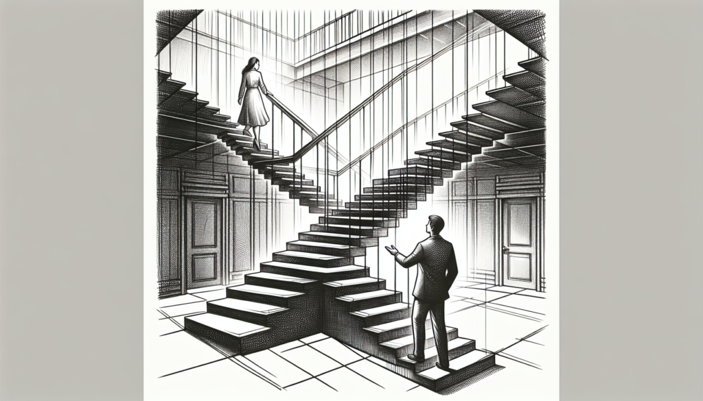 Pencil sketch illustration for: Career Pathways & Professional Growth in ABA: Ladders, Mentorship, and Pay Progression: