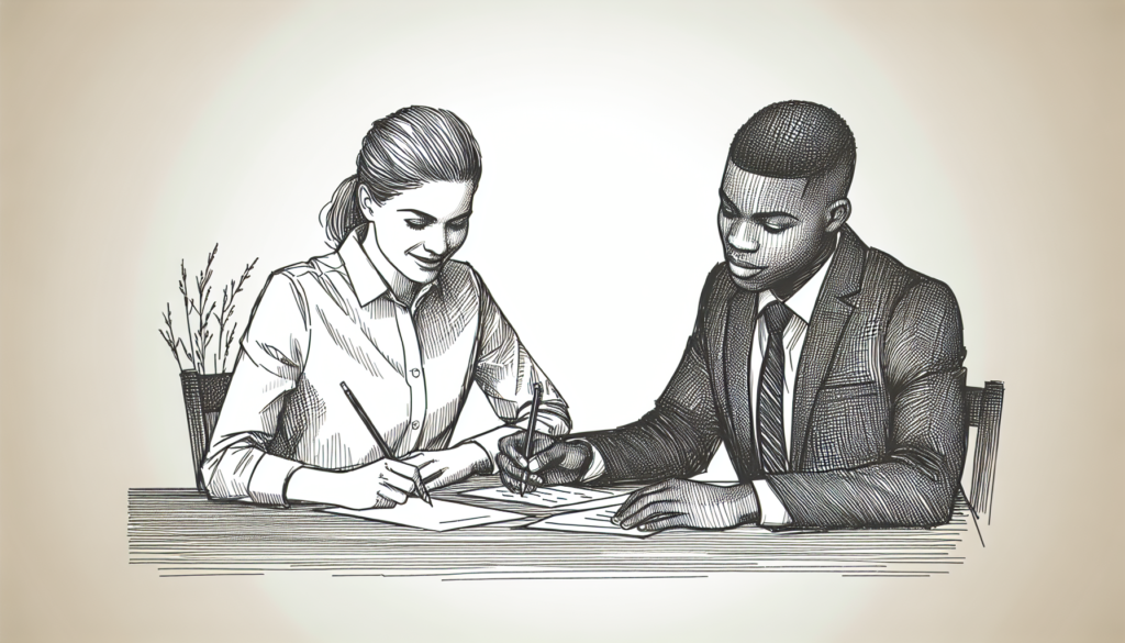 Pencil sketch illustration for: Onboarding & Training in ABA: The Complete System for RBTs and New BCBAs: Tools, Templat