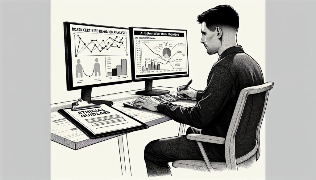 Pencil sketch illustration for: AI & Automation for BCBAs: Real Workflows That Save Hours Each Week: Common Mistakes and