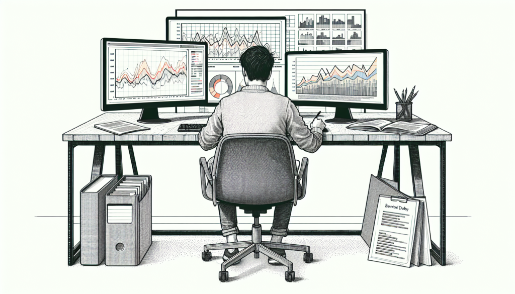 Pencil sketch illustration for: Data Visualization & Analytics in ABA: Graphs, Dashboards, and Decision-Making That Work
