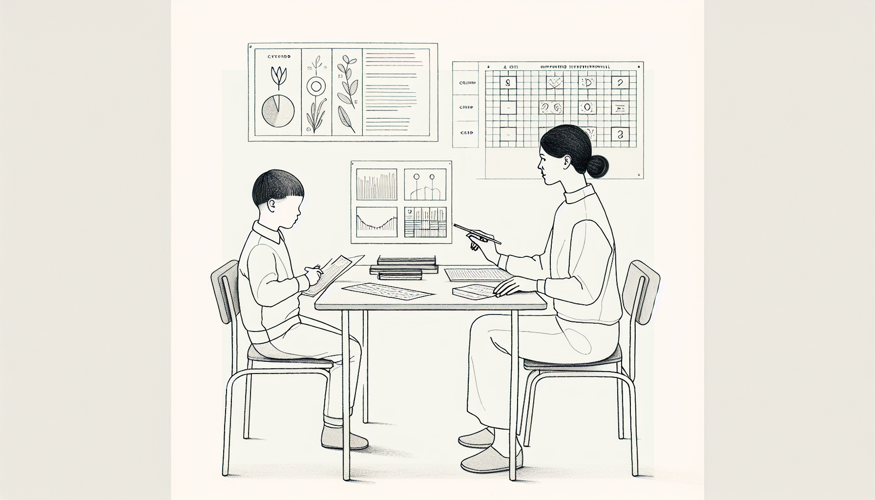Pencil sketch illustration for: Behavior Reduction in ABA: Assessment-to-Plan, Replacement Skills, and Ethical Safeguards: Re
