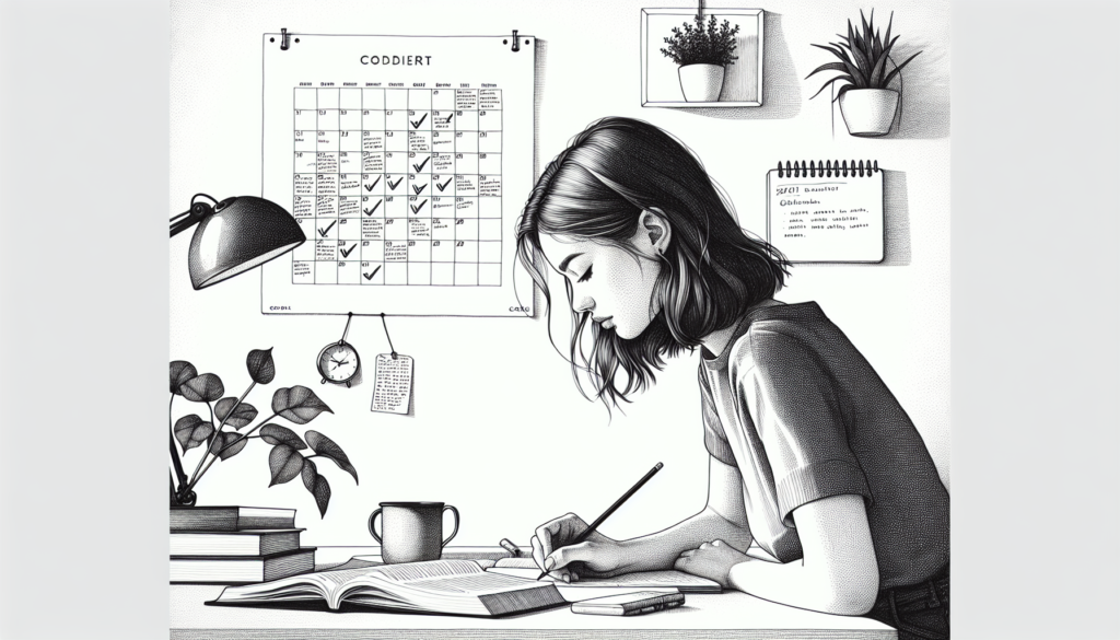 Pencil sketch illustration for: Behavioral Study Techniques for the BCBA Exam: Reinforcement, Scheduling, and Habit Design: R