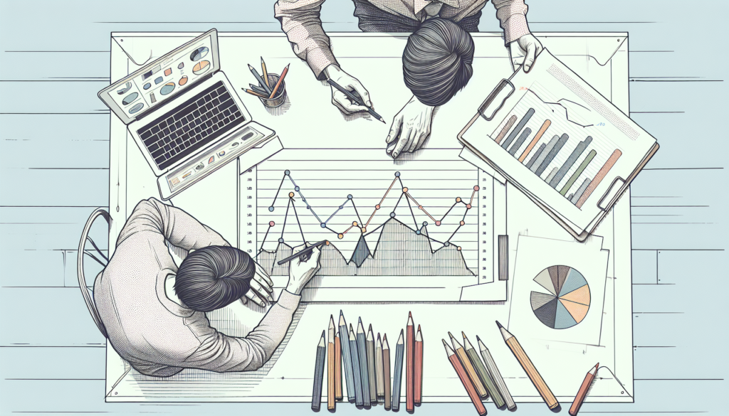 Pencil sketch illustration for: Data Visualization & Analytics in ABA: Graphs, Dashboards, and Decision-Making That Work