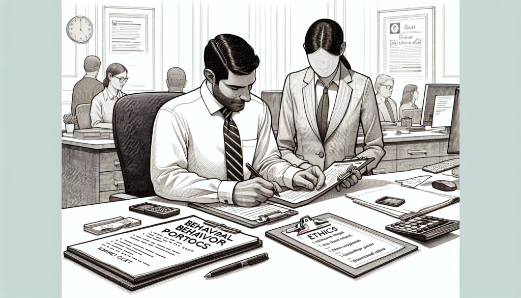 Pencil sketch illustration for: Onboarding & Training in ABA: The Complete System for RBTs and New BCBAs: Real-World Exa