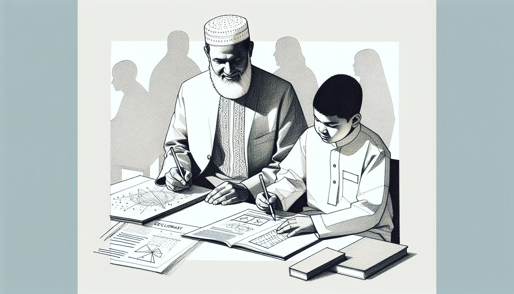 Pencil sketch illustration for: Behavior Reduction in ABA: Assessment-to-Plan, Replacement Skills, and Ethical Safeguards: Co