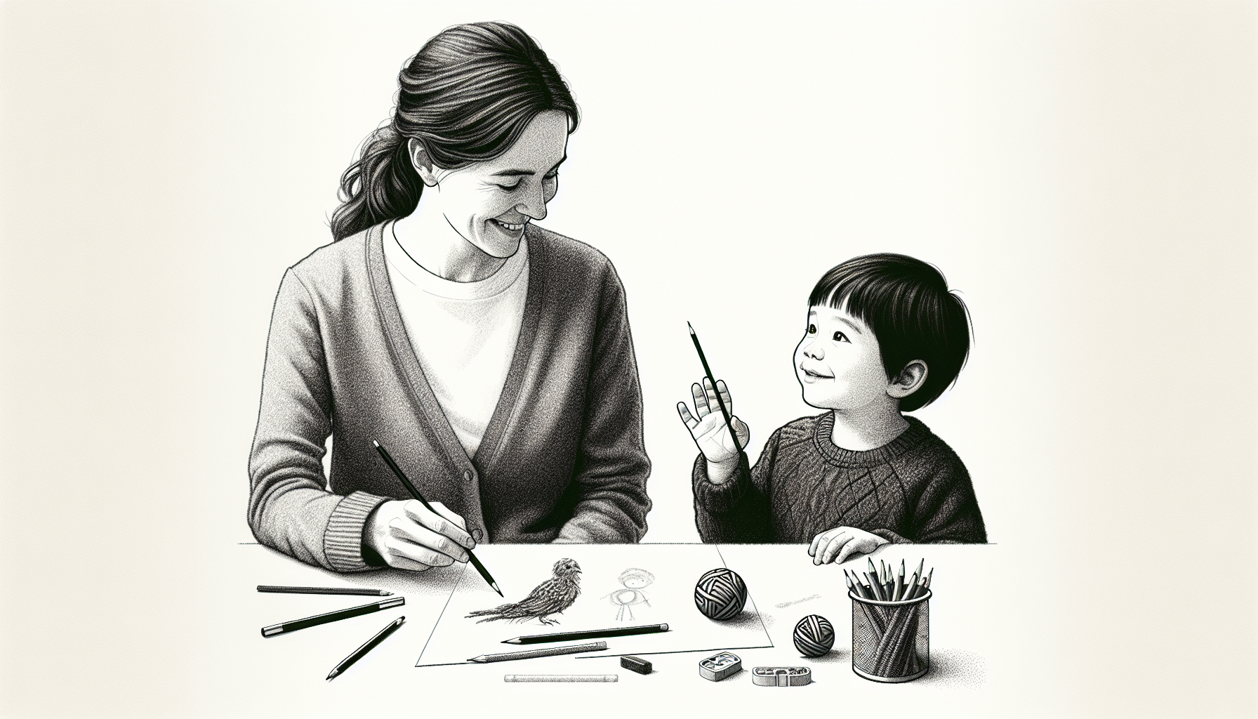 Pencil sketch illustration for: Assent‑Based & Modern ABA Practice: Practical Ways to Implement Today: Tools, Templates,