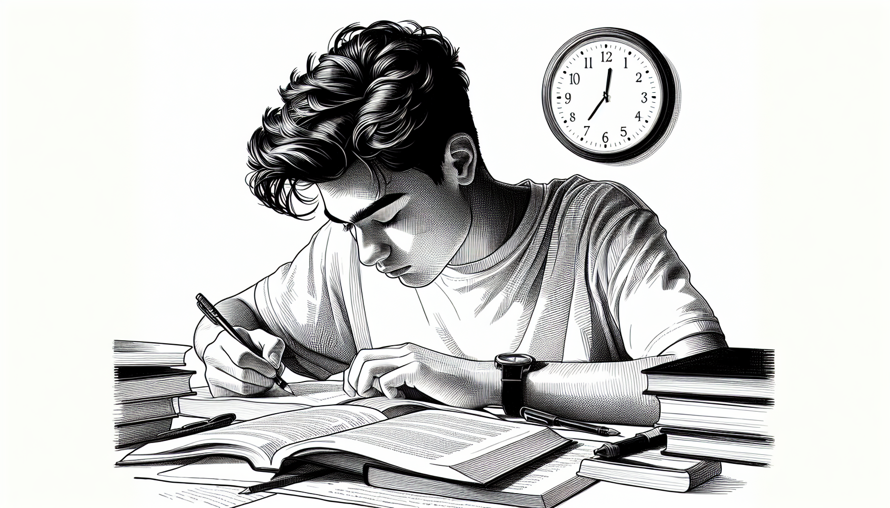 Pencil sketch illustration for: What Most People Get Wrong About Behavioral Study Techniques