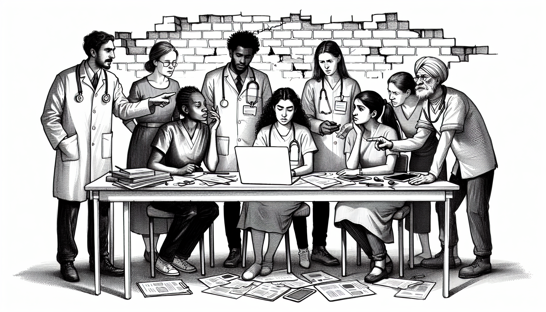 Pencil sketch illustration for: What Most People Get Wrong About Tech Implementation & Change Management