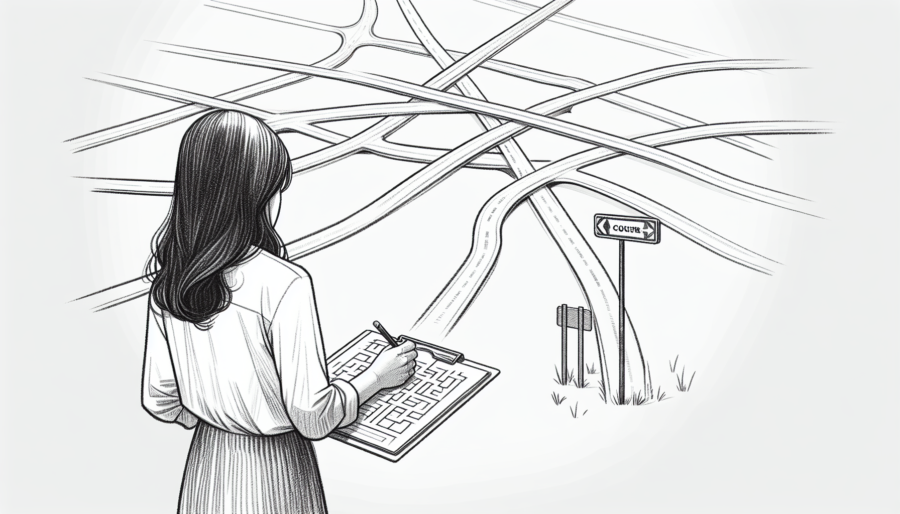 Pencil sketch illustration for: When to Rethink Your Approach to Client Acquisition