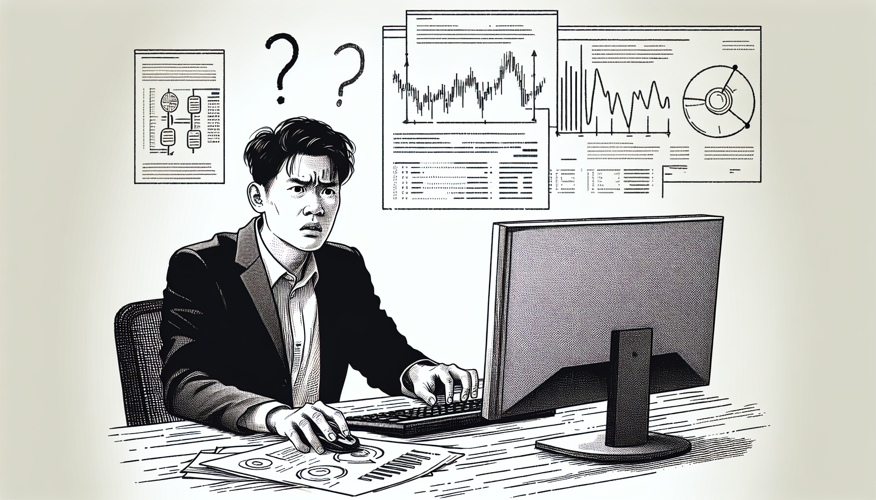 Pencil sketch illustration for: What Most People Get Wrong About AI & Automation