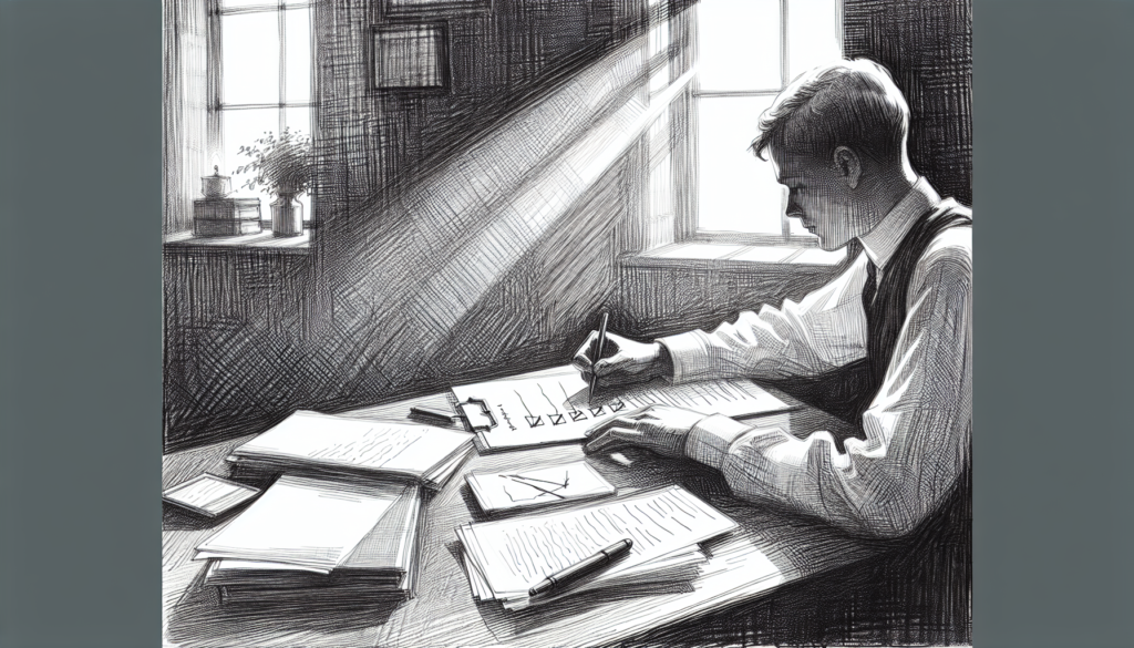 Pencil sketch illustration for: When to Rethink Your Approach to Task List Mastery