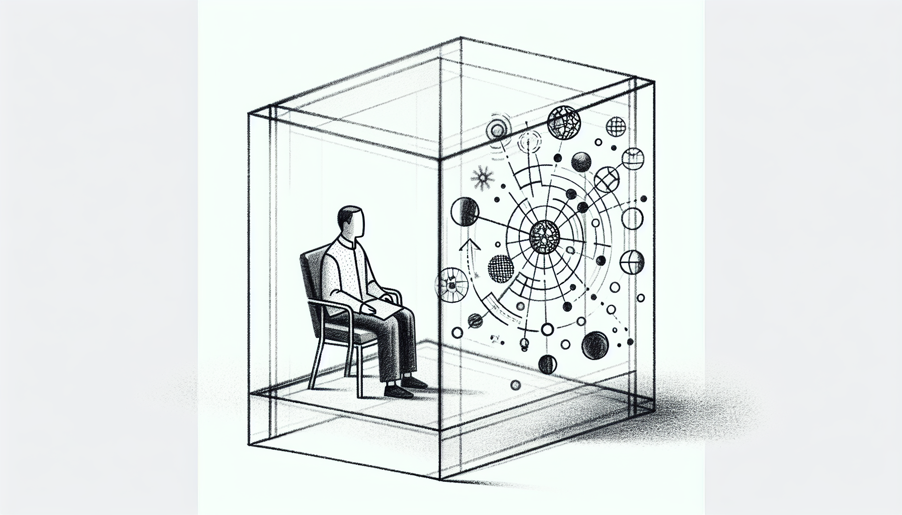 Pencil sketch illustration for: A.3. Explain behavior from the perspective of radical behaviorism.