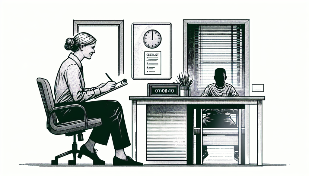 Pencil sketch illustration for: C.12. Select a measurement procedure to obtain representative procedural integrity data that