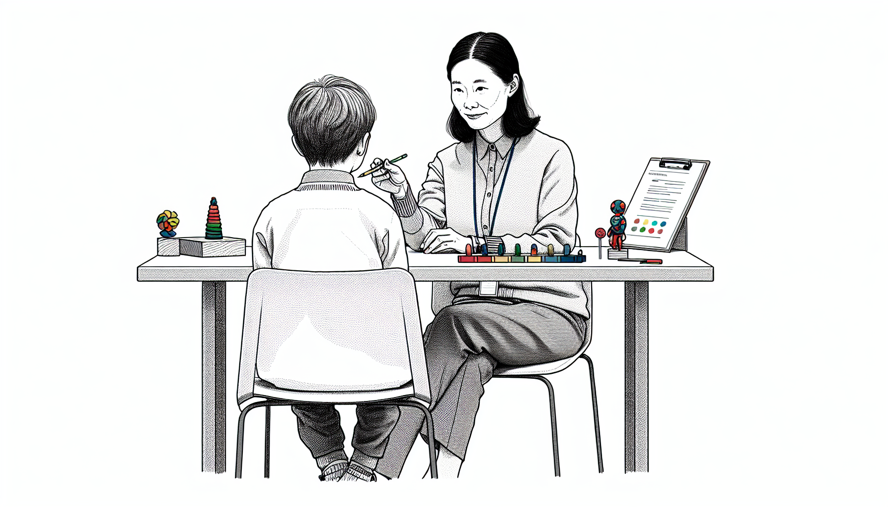 Pencil sketch illustration for: F.4. Design and evaluate preference assessments.