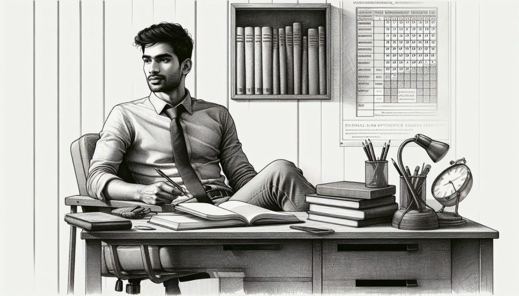 Pencil sketch illustration for: E.3. Develop and maintain competence through professional development activities.