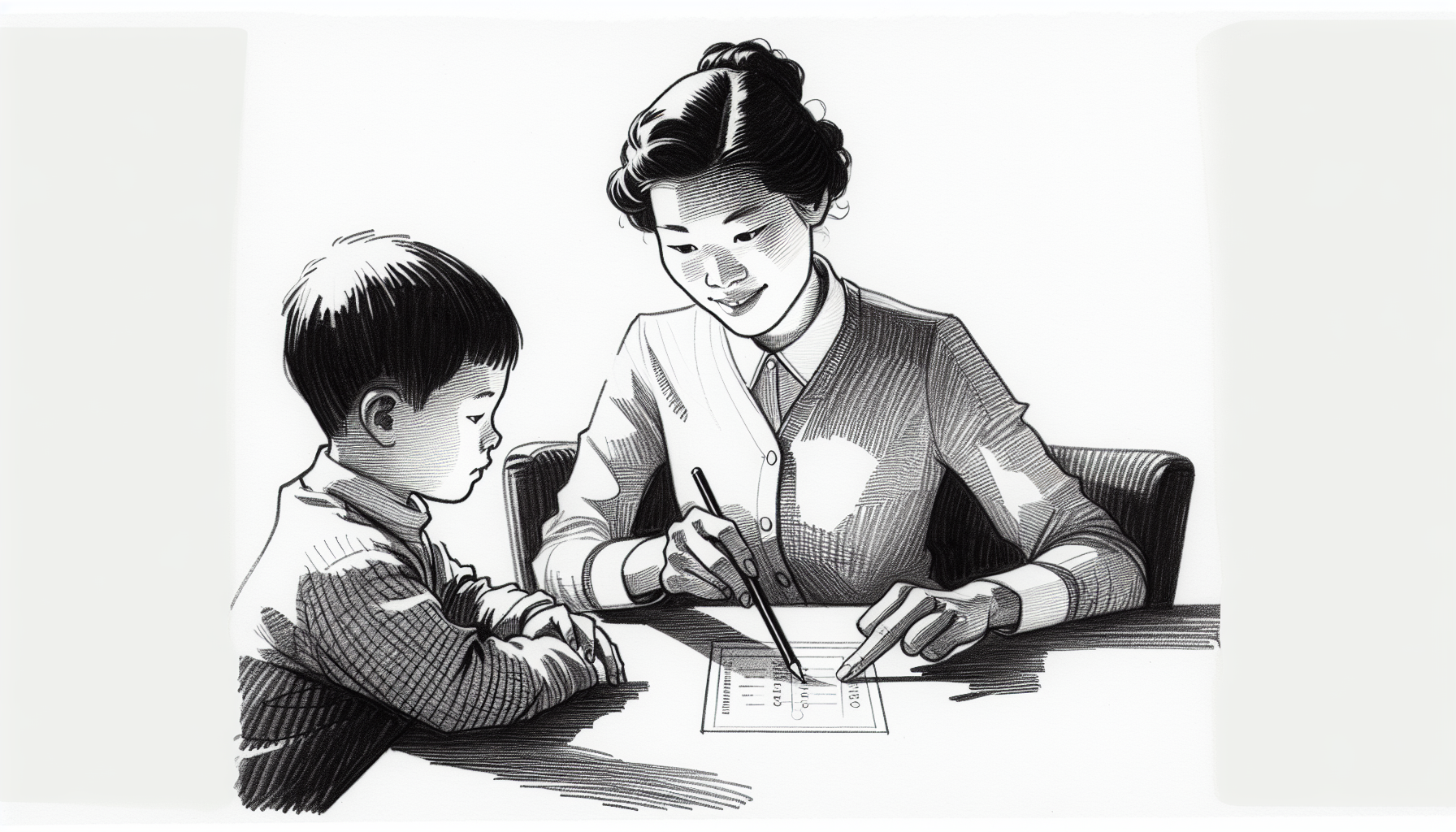 Pencil sketch illustration for: G.10. Design and evaluate instructions and rules.