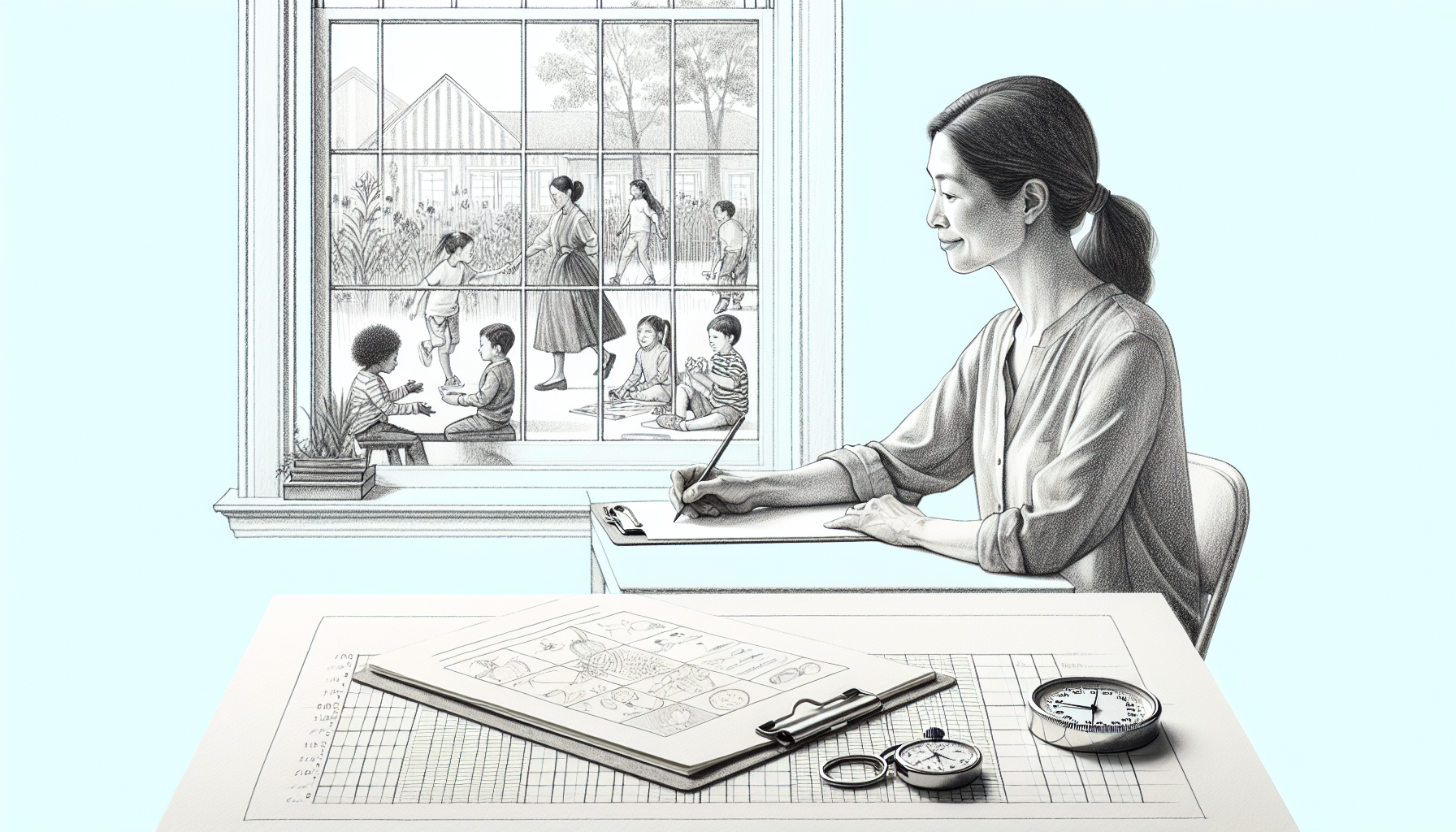 Pencil sketch illustration for: C.9. Select a measurement procedure to obtain representative data that accounts for the criti