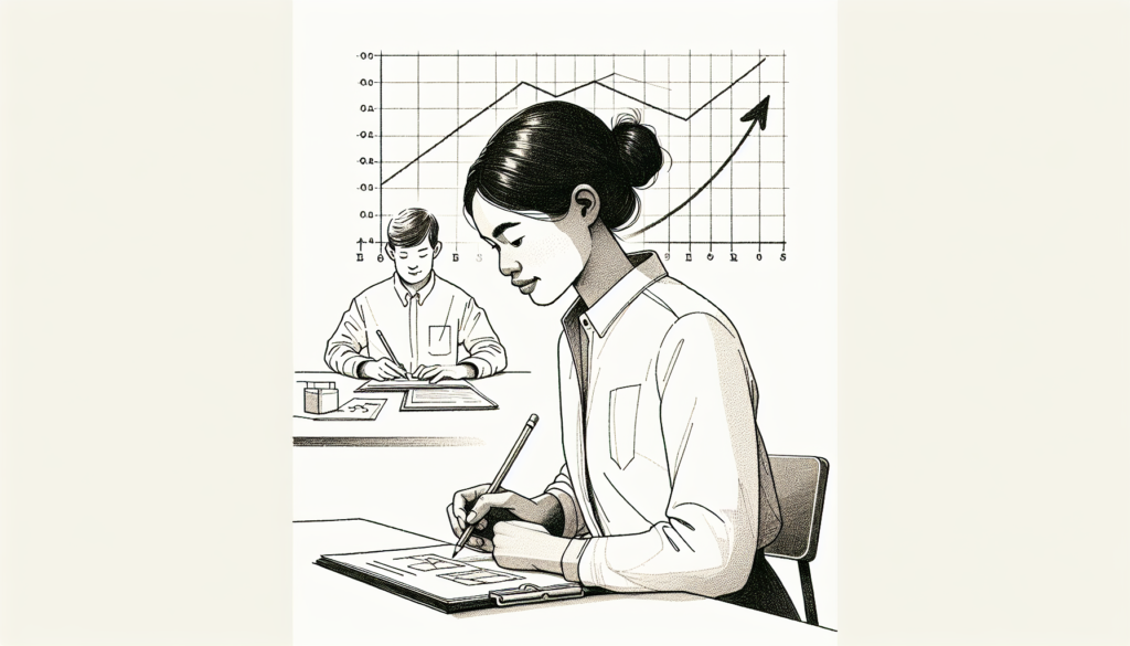 Pencil sketch illustration for: H.7. Make data-based decisions about the effectiveness of the intervention and the need for m