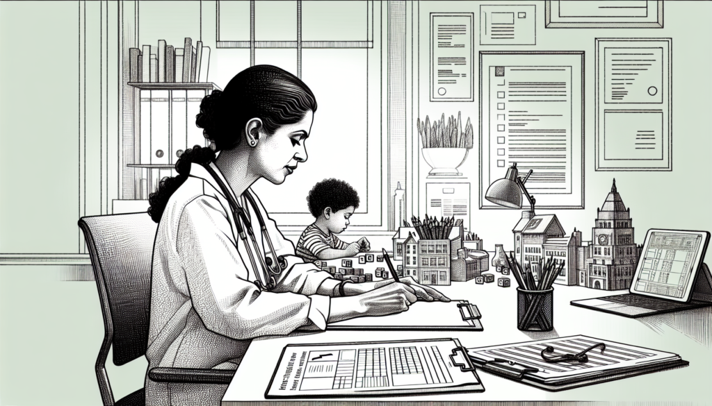 Pencil sketch illustration for: F.3. Design and evaluate assessments of relevant skill strengths and areas of need.