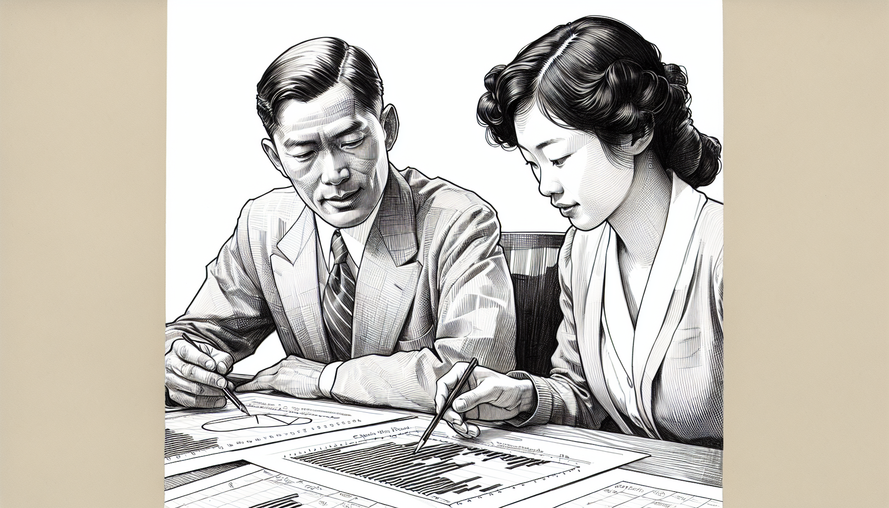 Pencil sketch illustration for: I.6. Apply a function-based approach to assess and improve supervisee behavior.