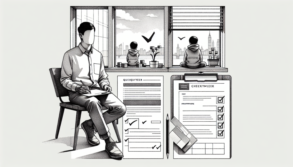 Pencil sketch illustration for: C.2. Distinguish among direct, indirect, and product measures of behavior.