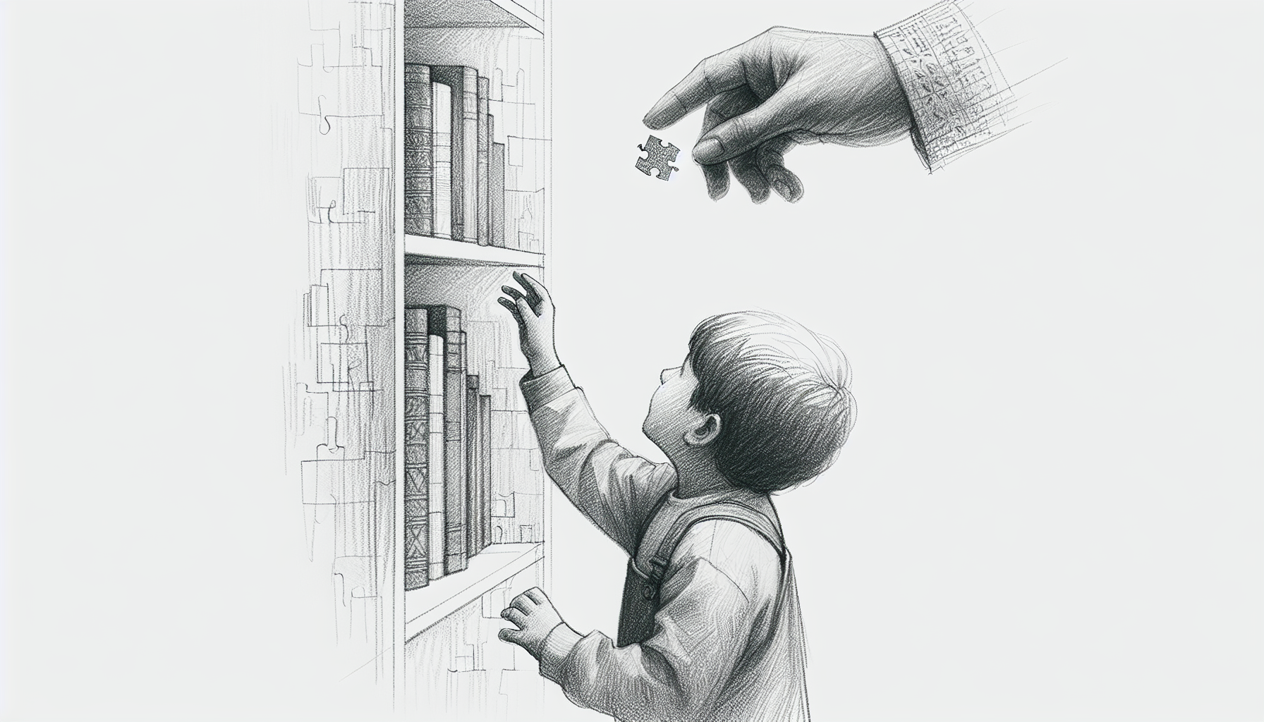 Pencil sketch illustration for: G.8. Design and implement procedures to fade prompts.