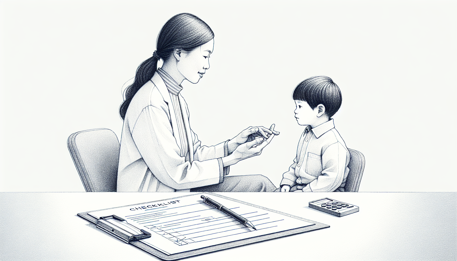 Pencil sketch illustration for: G.9. Design and evaluate modeling procedures.