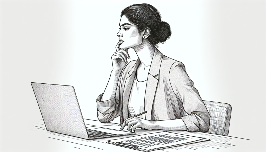 Pencil sketch illustration for: E.5. Identify and comply with requirements for making public statements about professional ac