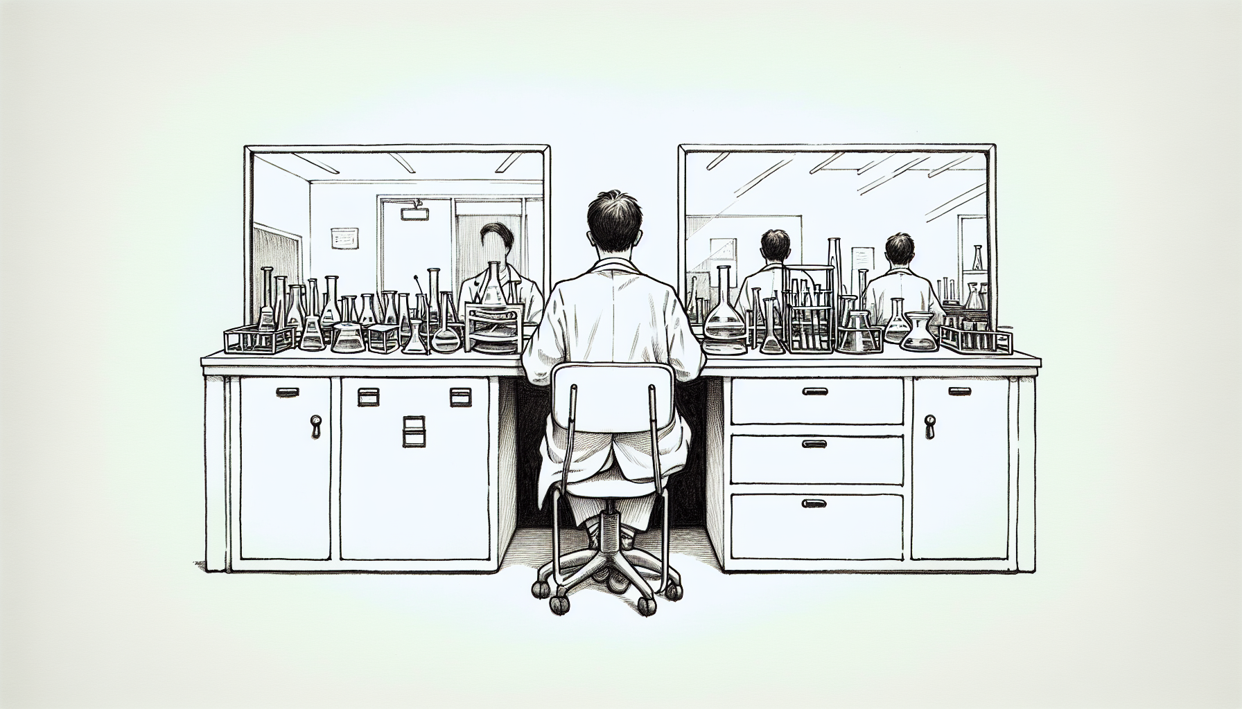 Pencil sketch illustration for: D.2. Distinguish between internal and external validity.