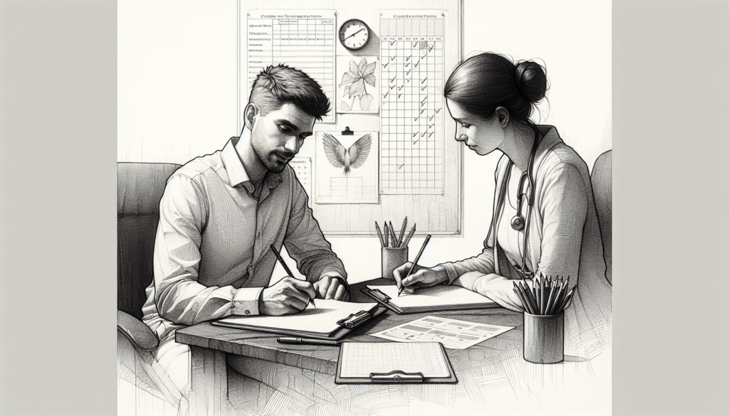 Pencil sketch illustration for: H.5. Plan for and attempt to mitigate possible relapse of the target behavior.