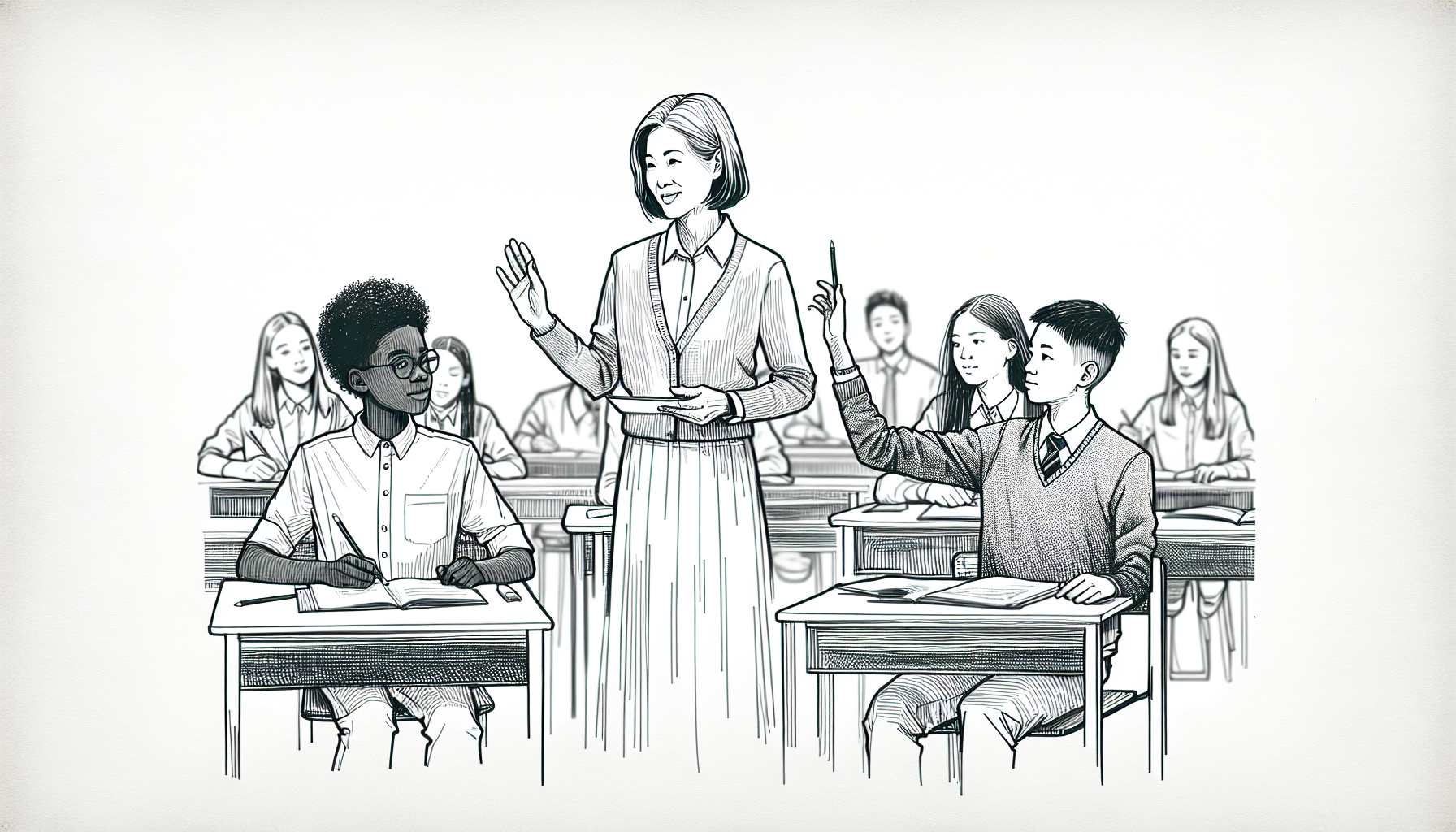 Pencil sketch illustration for: H.3. Select socially valid alternative behavior to be established or increased when a target