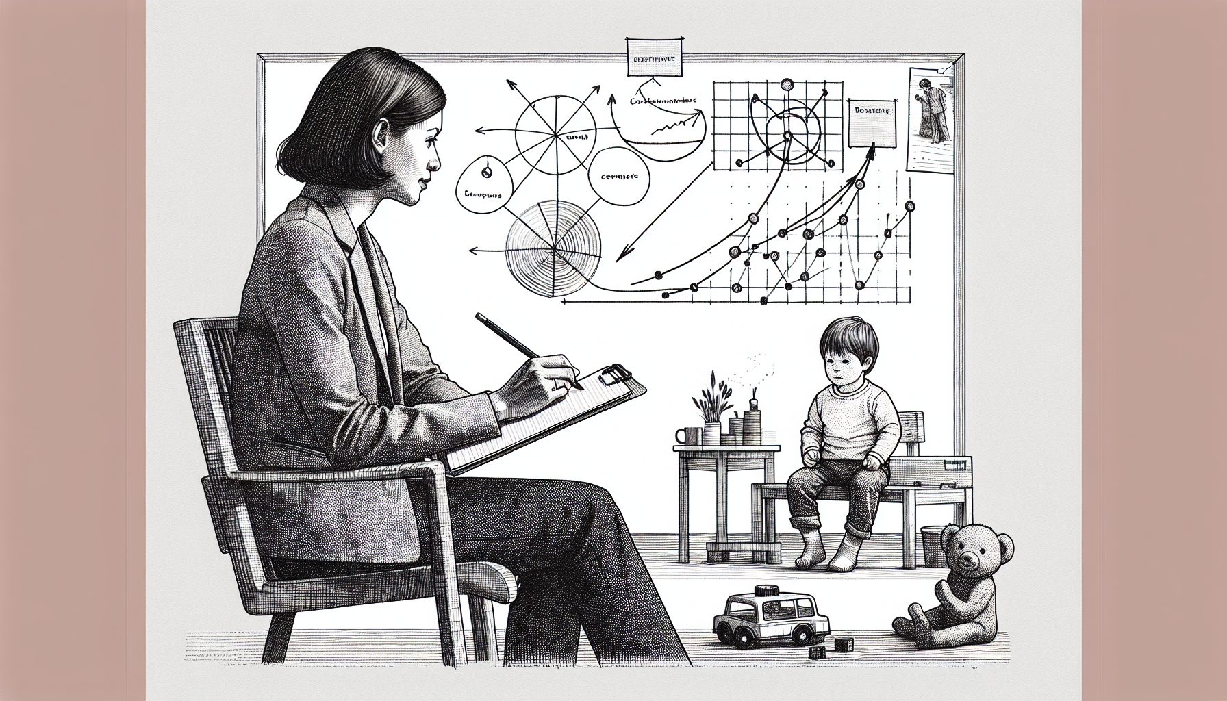 Pencil sketch illustration for: F.6. Design and evaluate functional analyses.