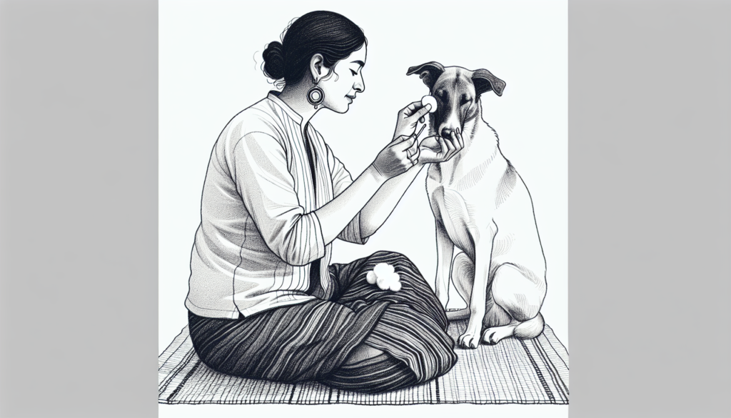 Pencil sketch illustration for: Development and validation of a caretaker-implemented ear cleaning teaching protocol for comp