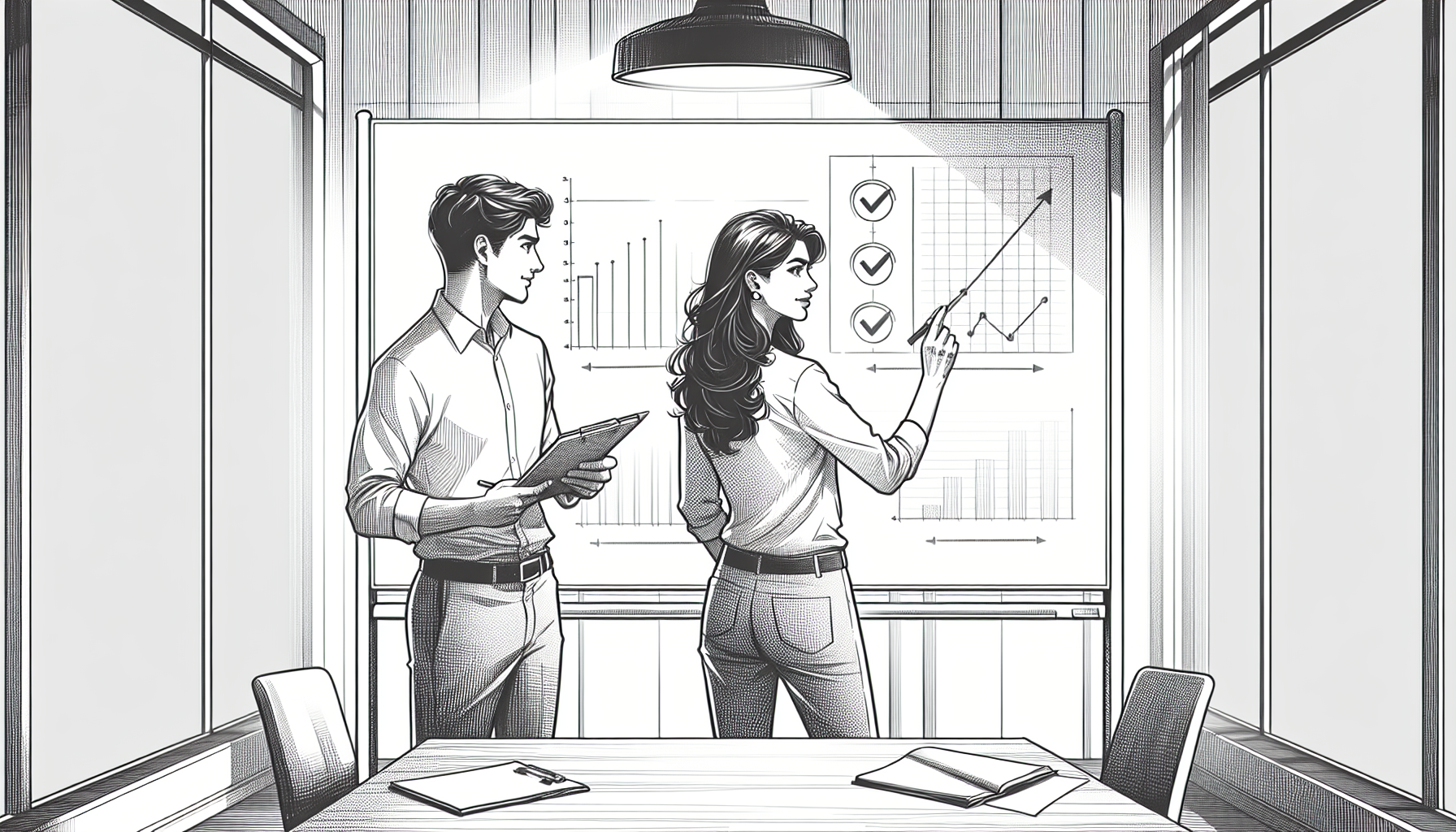 Pencil sketch illustration for: How to Know If Leadership & Management Is Actually Working