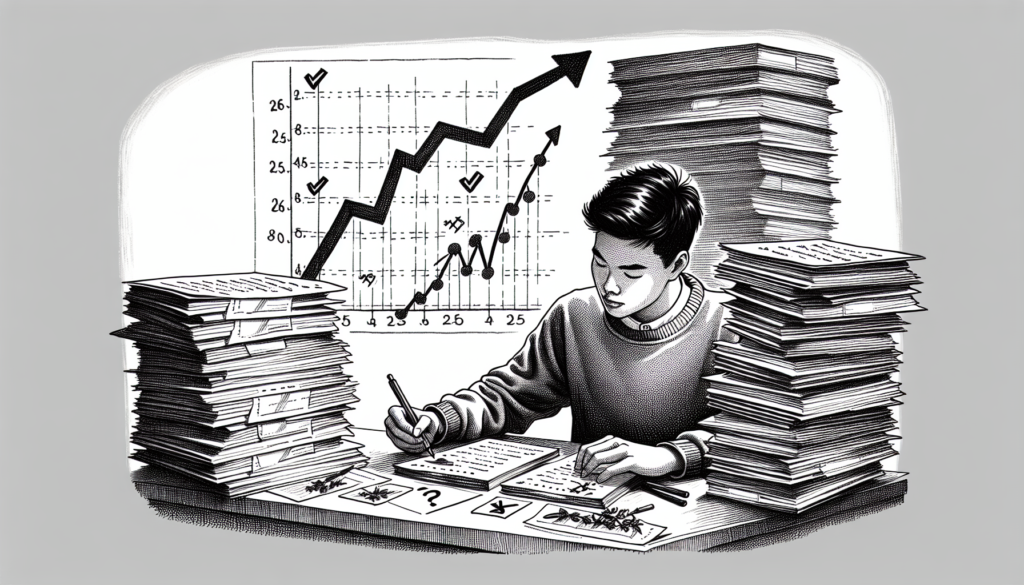 Pencil sketch illustration for: How to Know If Mock Exam Practice Is Actually Working