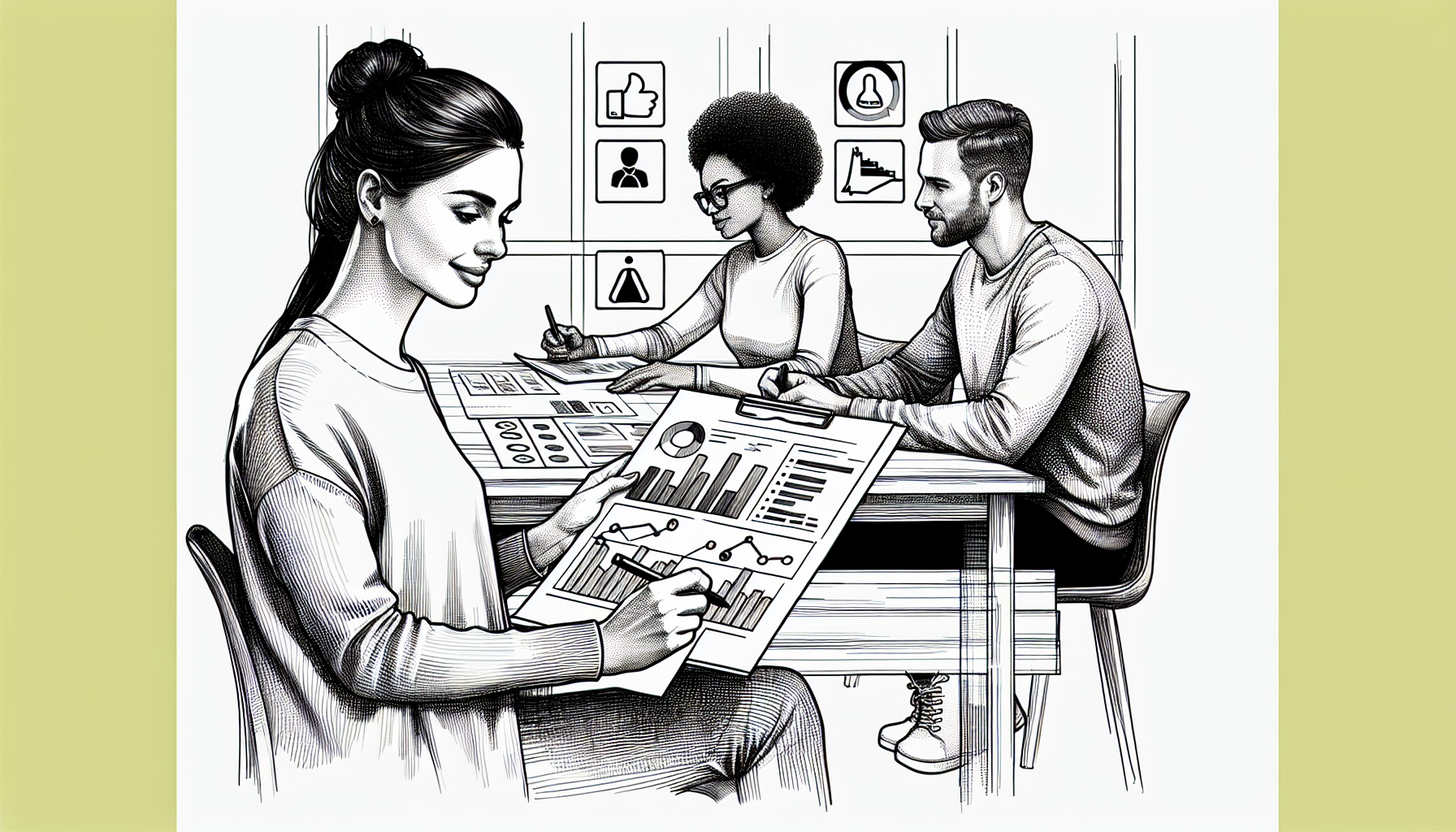 Pencil sketch illustration for: How to Know If Retention & Culture Systems Is Actually Working