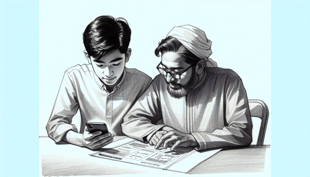 Pencil sketch illustration for: A preliminary investigation into teaching adolescents with autism to use apps to solve proble