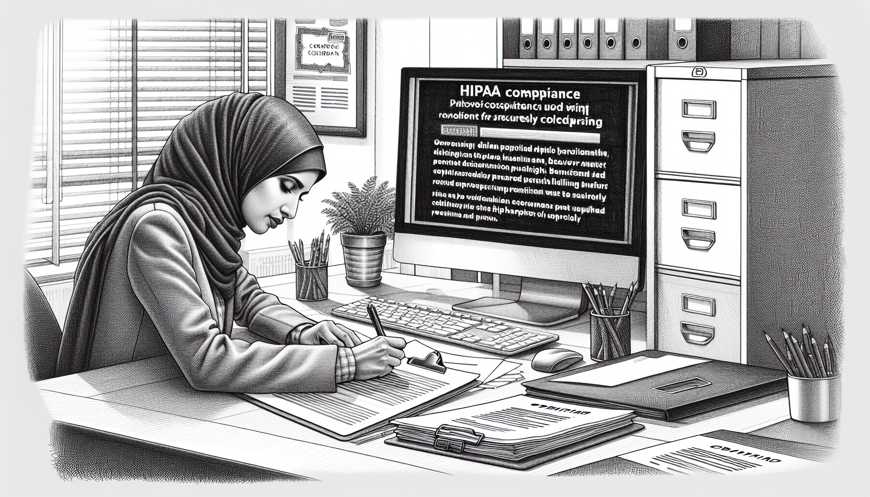 Pencil sketch illustration for: Ethical Documentation Workflows in ABA: Tech, Templates, and Privacy Basics: Common Mistakes