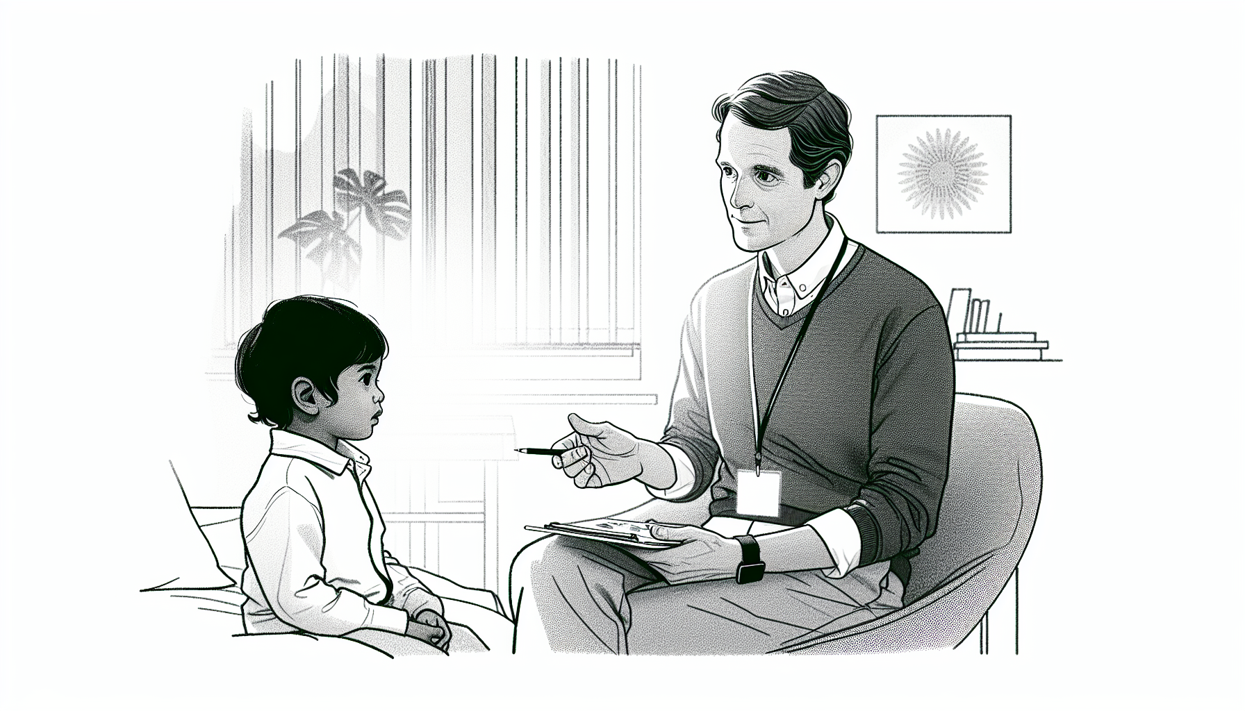 Pencil sketch illustration for: When to Rethink Your Approach to Assent‑Based & Modern ABA Practice