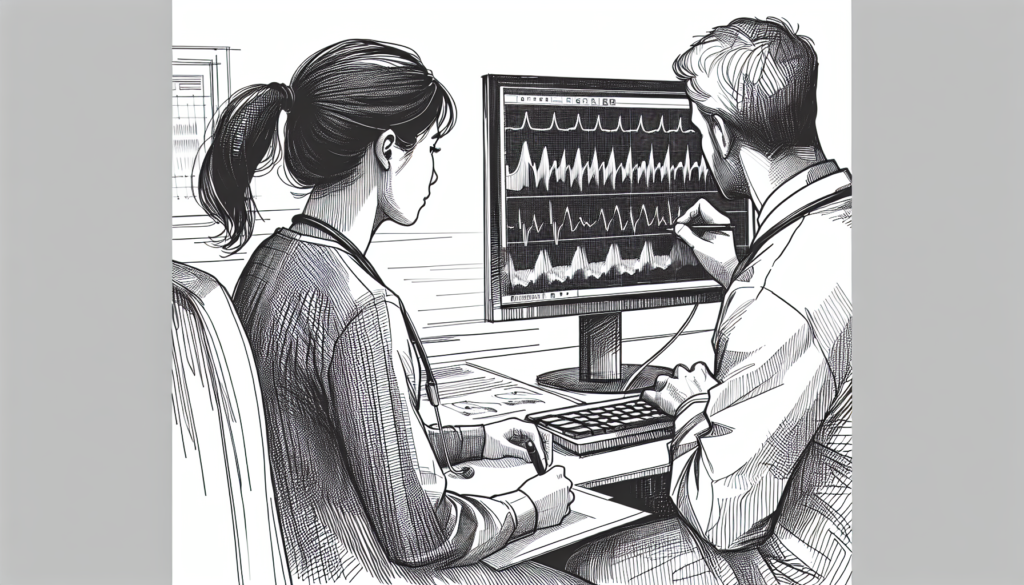 Pencil sketch illustration for: Training in trial-based functional analysis via computer-based instruction and behavioral ski