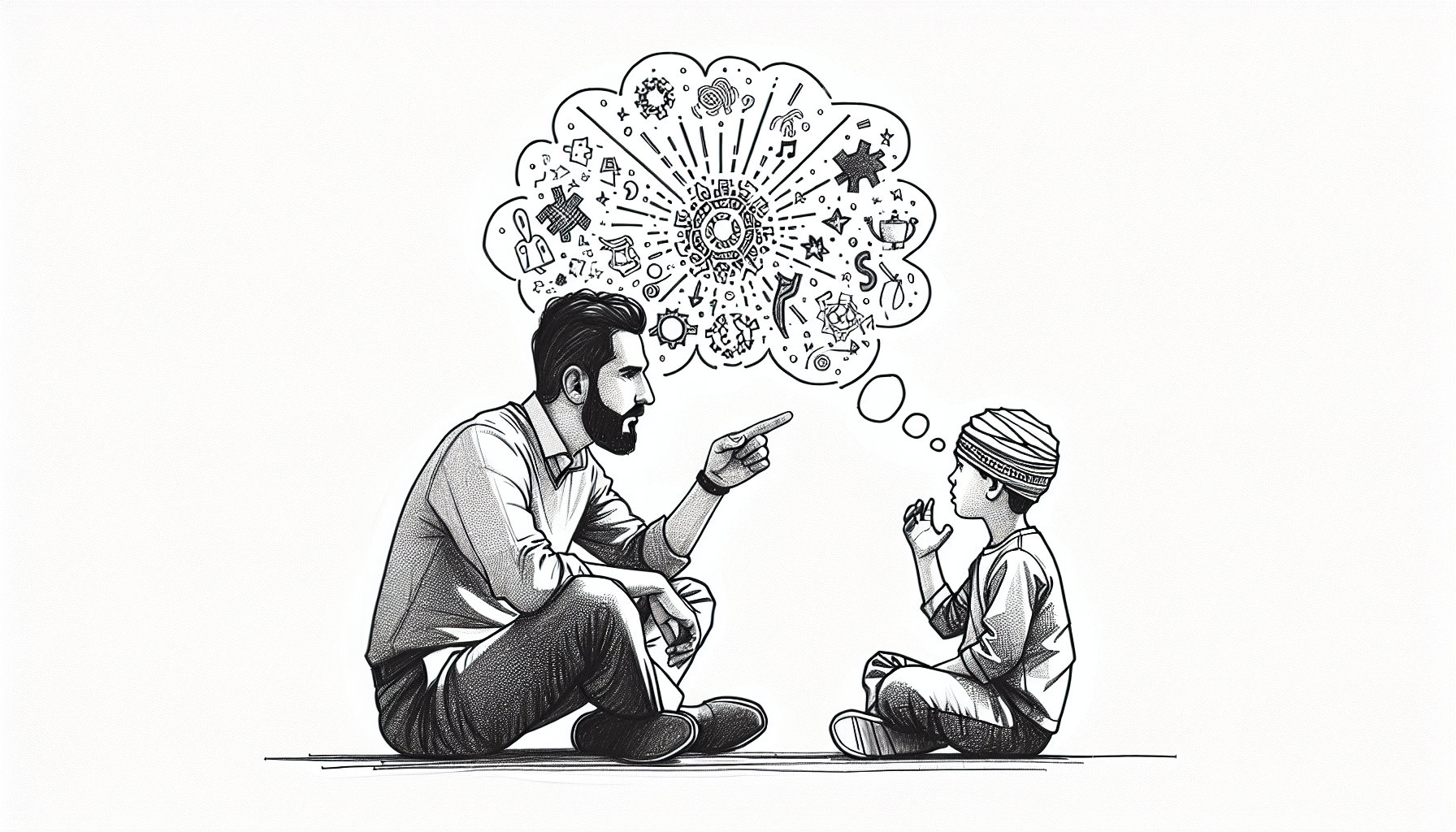 Pencil sketch illustration for: Ableism in applied behavior analysis: A beginner’s guide to understanding and dismantling abl