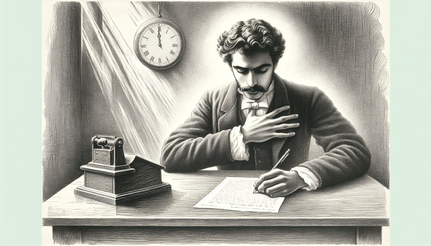 Pencil sketch illustration for: When to Rethink Your Approach to Stress Management & Exam Mindset